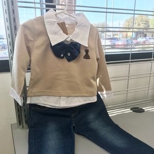 Matching bow tie set for boys